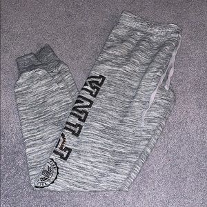 grey joggers from pink